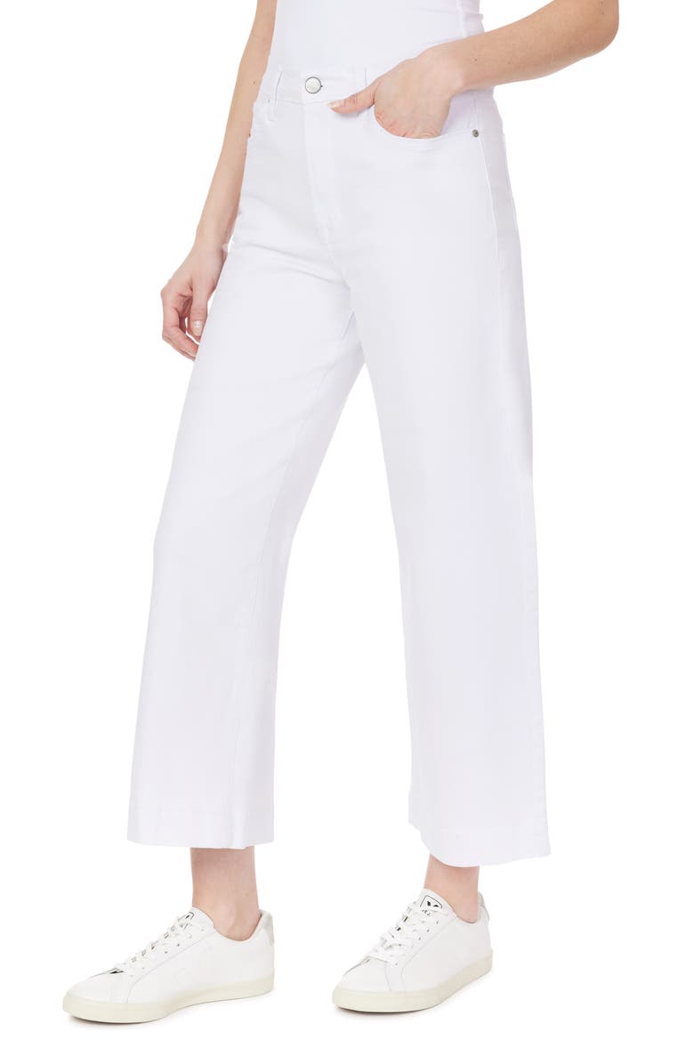 Kensie The Crop Wide Leg Jeans, Alternate, color, 