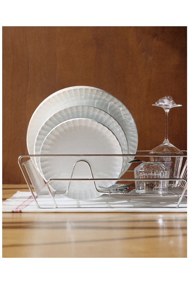 Bernadotte Stackable Dinner Plate, Alternate, color, WHITE
