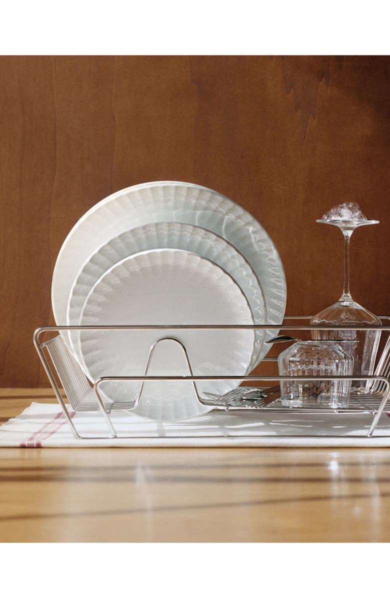 Georg Jensen Set of 6 Bern Crystal White Wine Glasses, Alternate, color, Clear