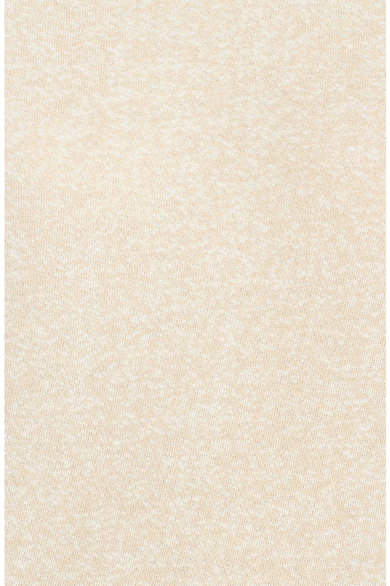 Crochet Shoulder Fleece Sweatshirt, Alternate, color, TAN