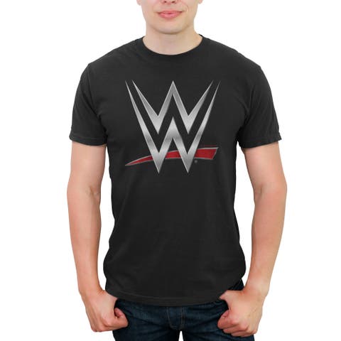 Men's WWE Chrome Logo  Graphic T-Shirt