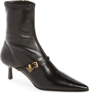 Prada Stretch Leather Ankle Boot