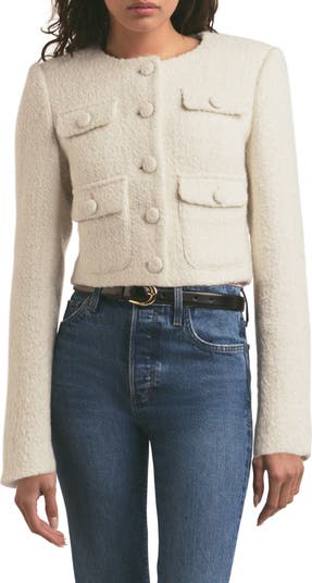 The Emily Bouclé Crop Jacket