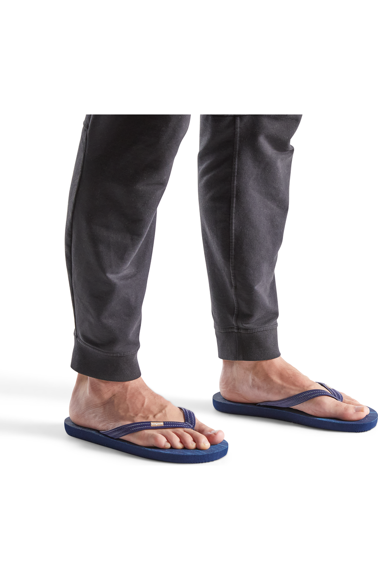 Feelgoodz Men’s Classicz Remix Natural Rubber Flip-Flop Thong Sandals, Alternate, color, Surge