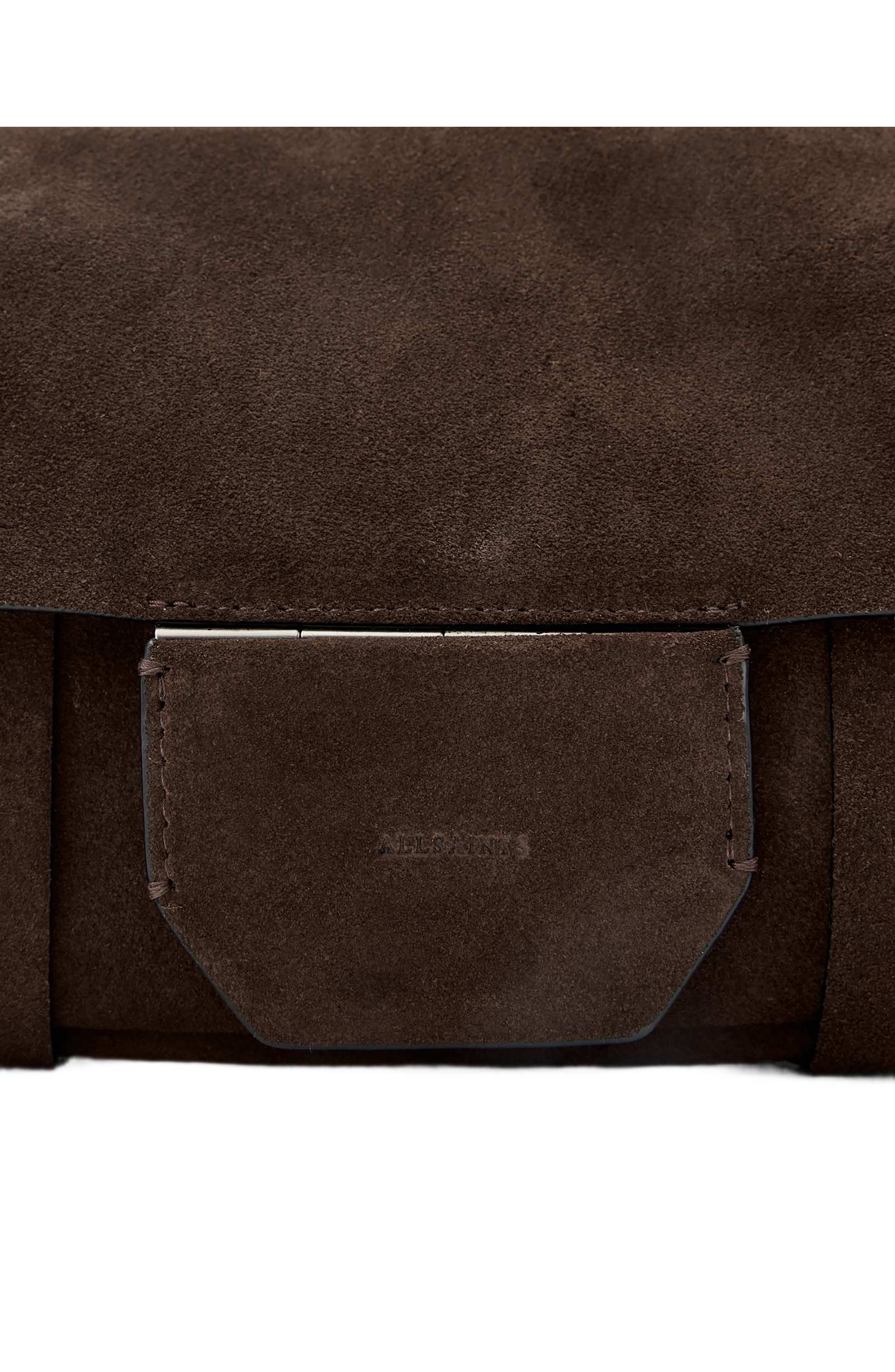 Ursa Mini Leather Crossbody Bag, Alternate, color, FANGO BROWN