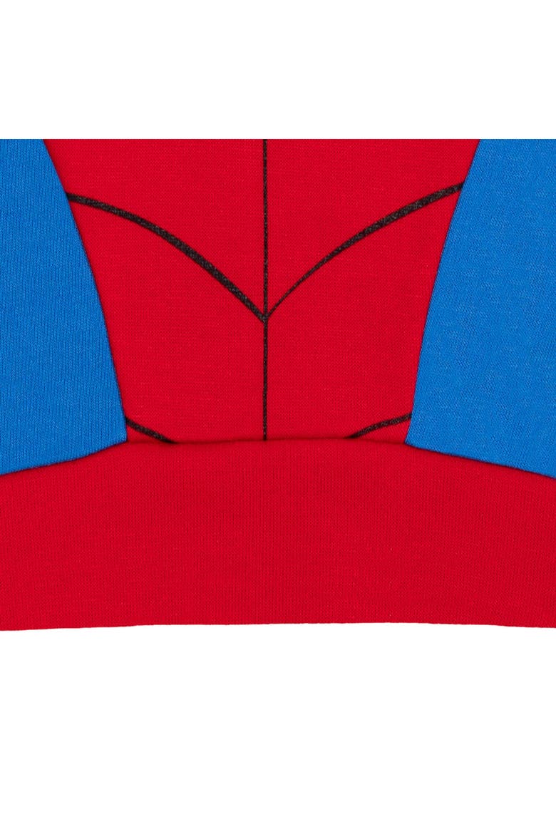 Spider-Man Fleece Pullover Hoodie, Alternate, color, Spider Man Red Blue