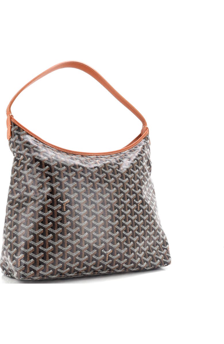 Pre-Owned Goyard Boheme Hobo Coated Canvas, Alternate, color,