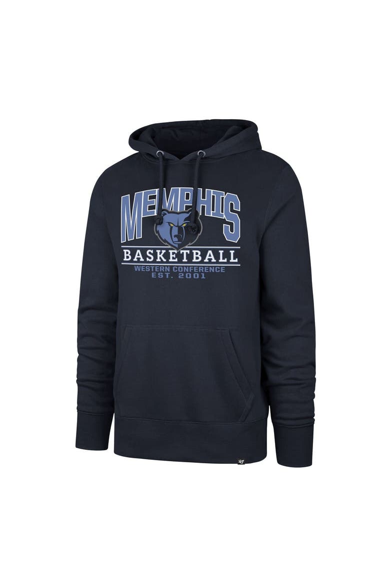 Unisex '47  Navy Memphis Grizzlies Good Call Headline Pullover Hoodie, Alternate, color, Navy