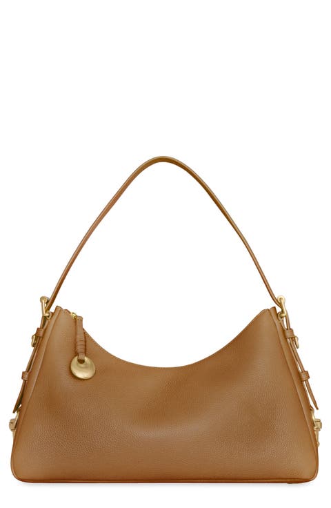 Large Mia Leather Shoulder Bag