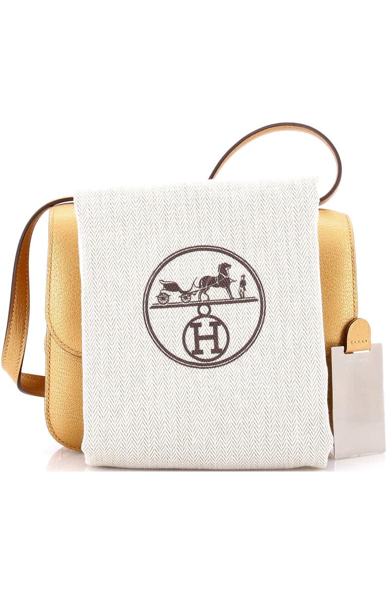 Pre-Owned Hermes Constance NM Bag Metallic Chevre Chamkilight 18, Alternate, color, Dore