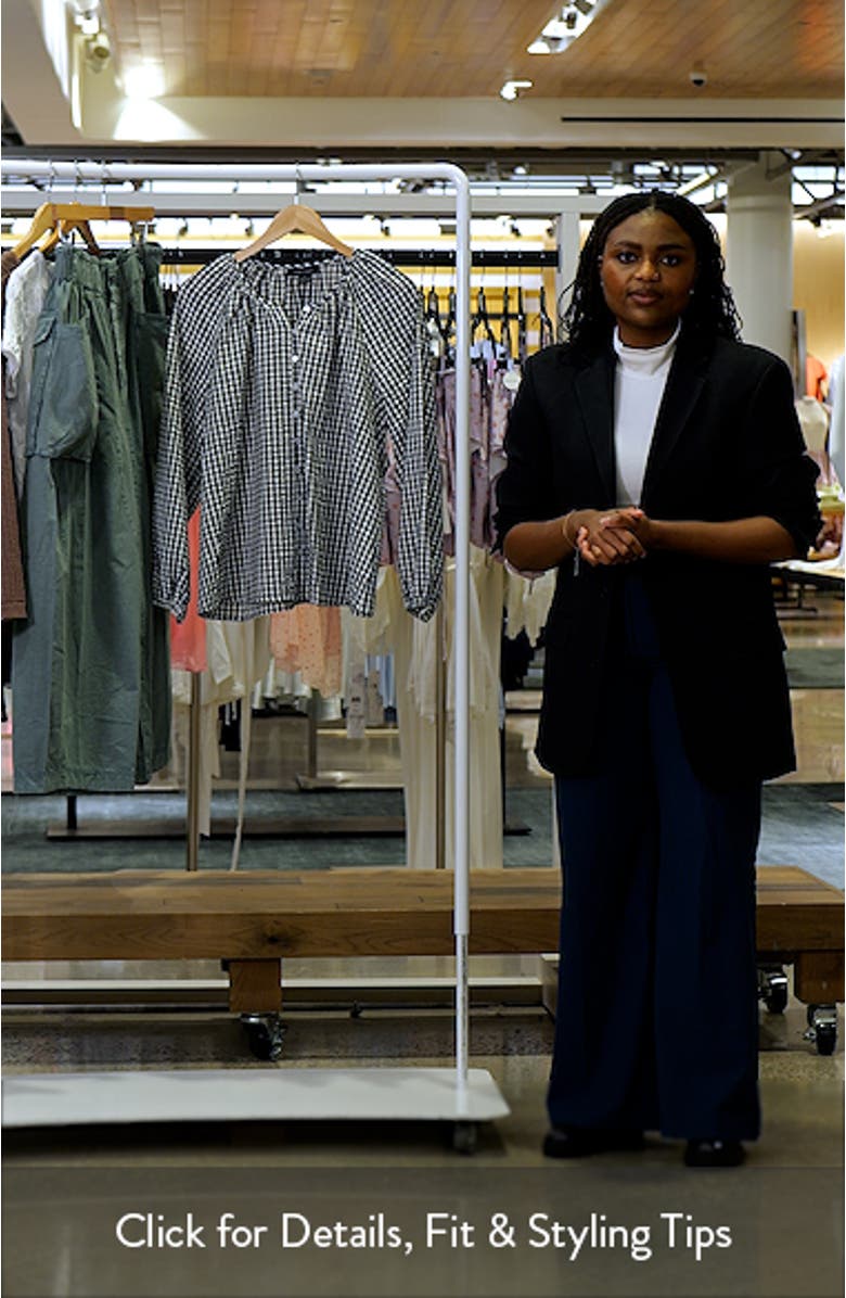 Perfect Gingham Button-Up Shirt, sales video thumbnail