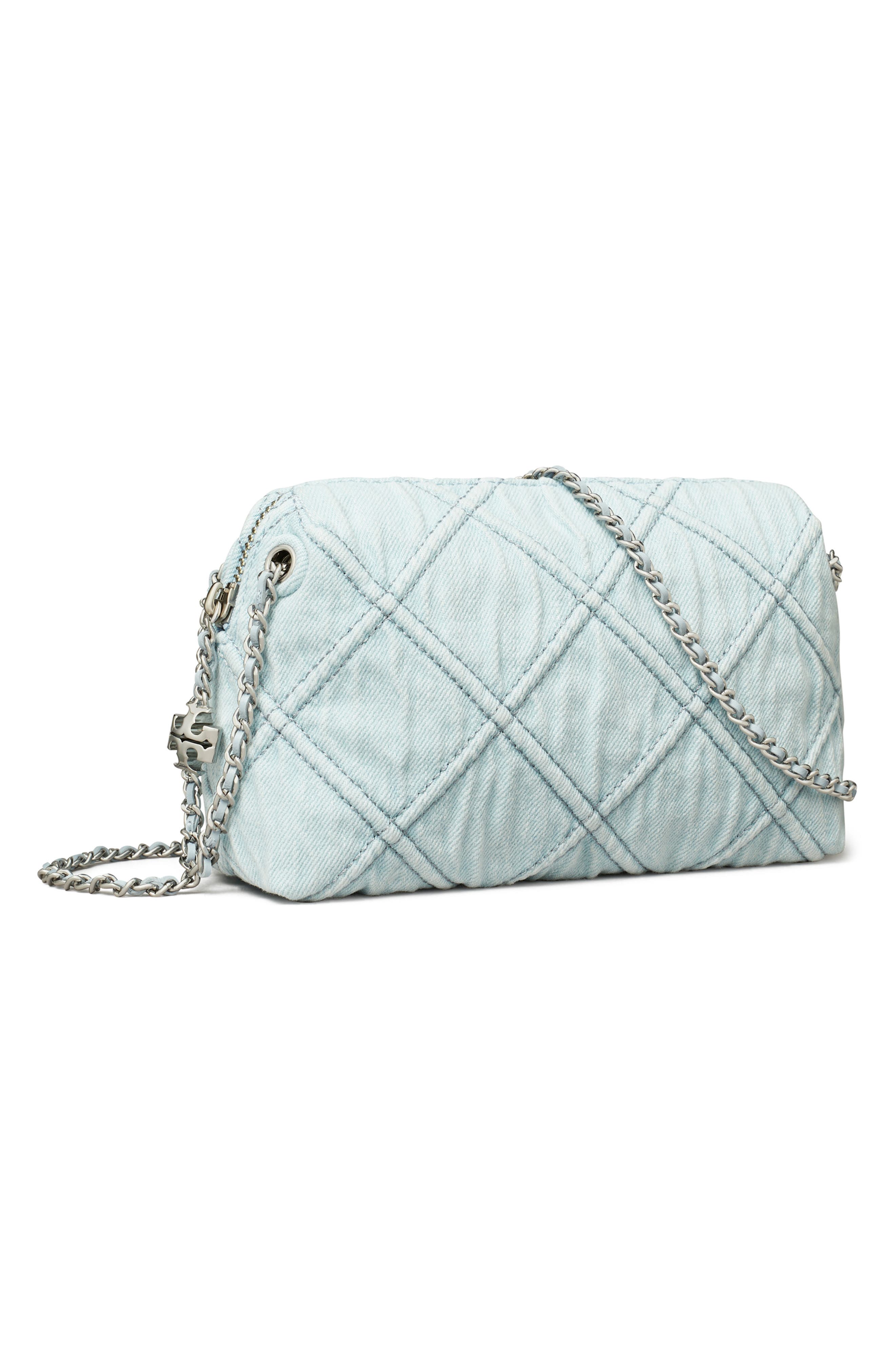 Fleming Denim Soft Crossbody Bag, Alternate, color, SELTZER