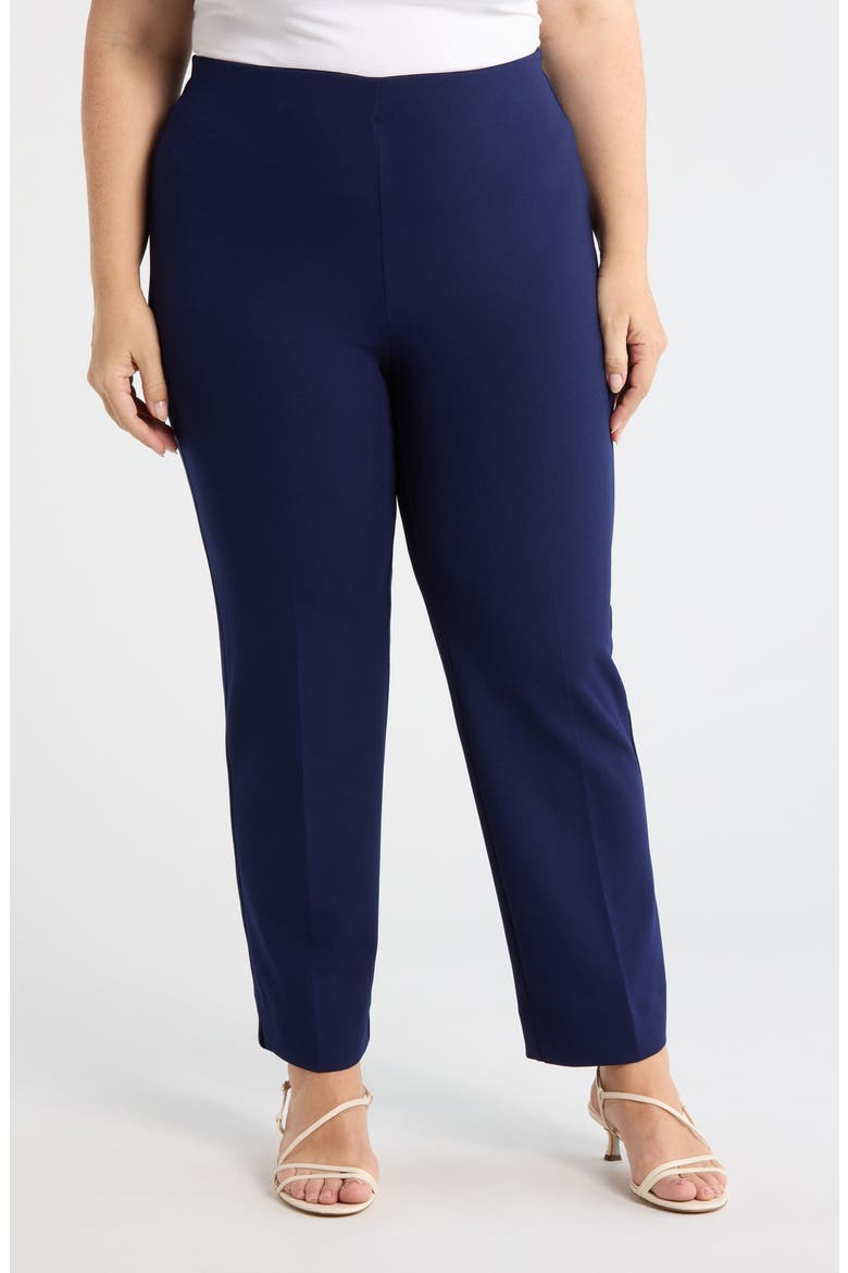 Hollywood Waist Straight Leg Ankle Pull-On Pants, Main, color, DISTANT MOUNTAIN