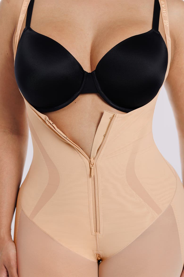 Women's Shapewear Tummy Control Smoothing Bodysuit, Alternate, color, Beige