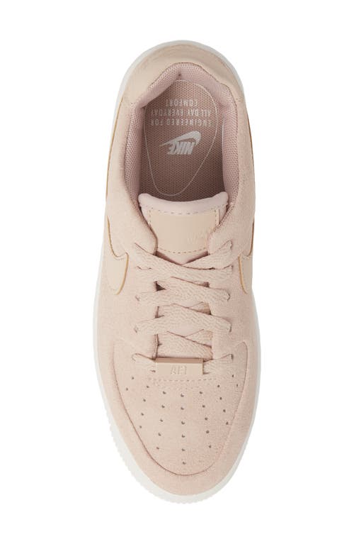 Nike Air Force 1 Sage Low Platform Sneaker In Pink