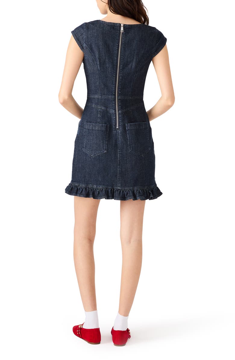 Steve Madden Minta Denim Dress, Alternate, color, Dark Indigo