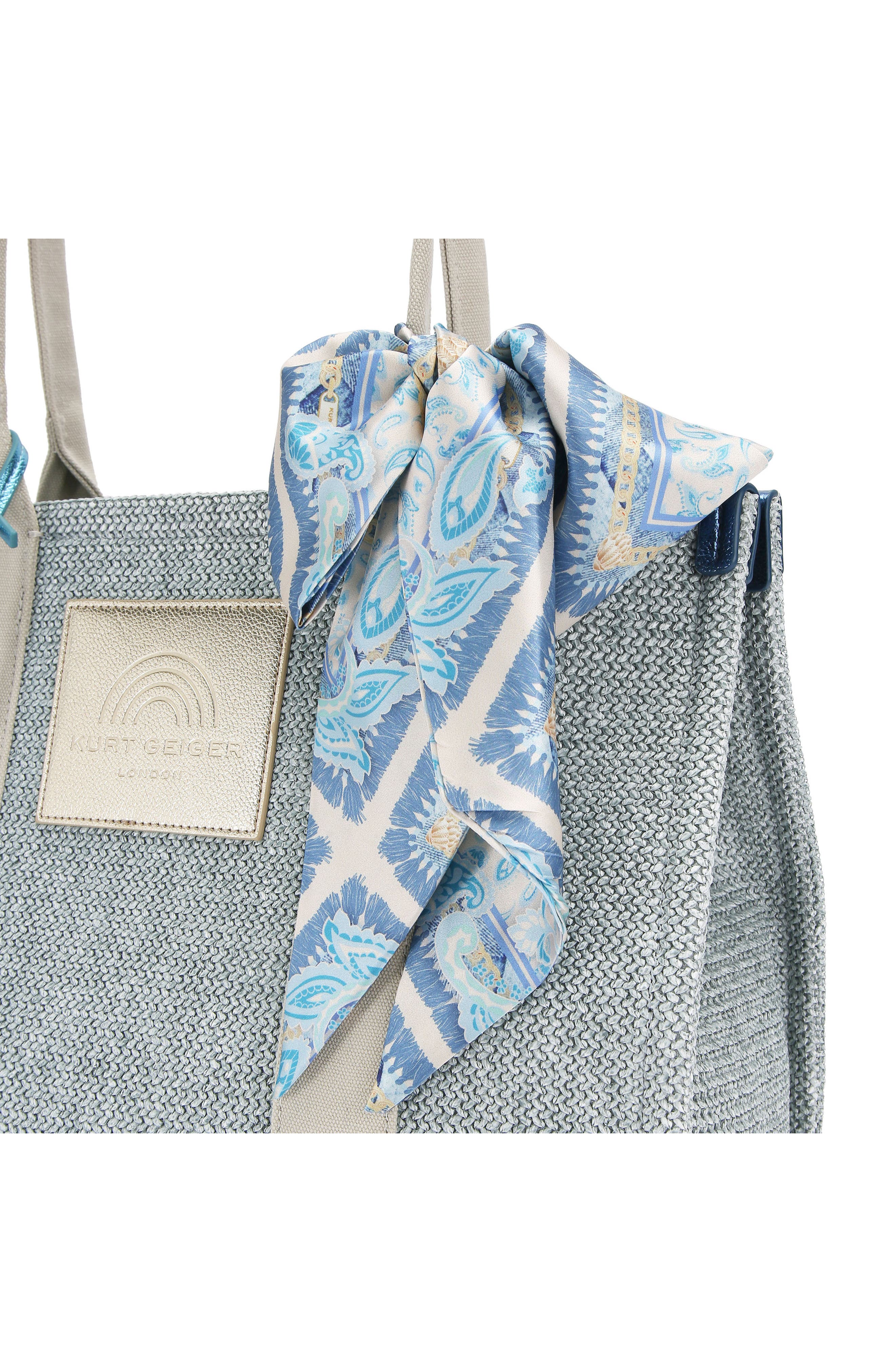 Kurt Geiger London Large Southbank Woven Tote, Alternate, color, 