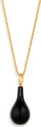 TOTEME Medium Onyx Drop Necklace