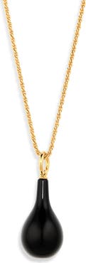 TOTEME Medium Onyx Drop Necklace