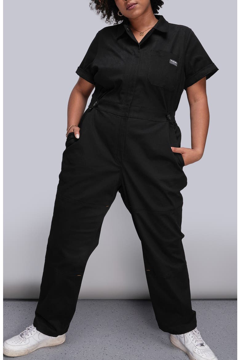 The Essential High Waisted Coverall, Alternate, color, BLACK