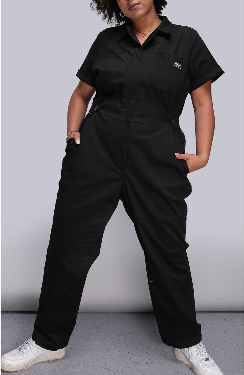 WILDFANG The Essential High Waisted Coverall, Alternate, color, Black