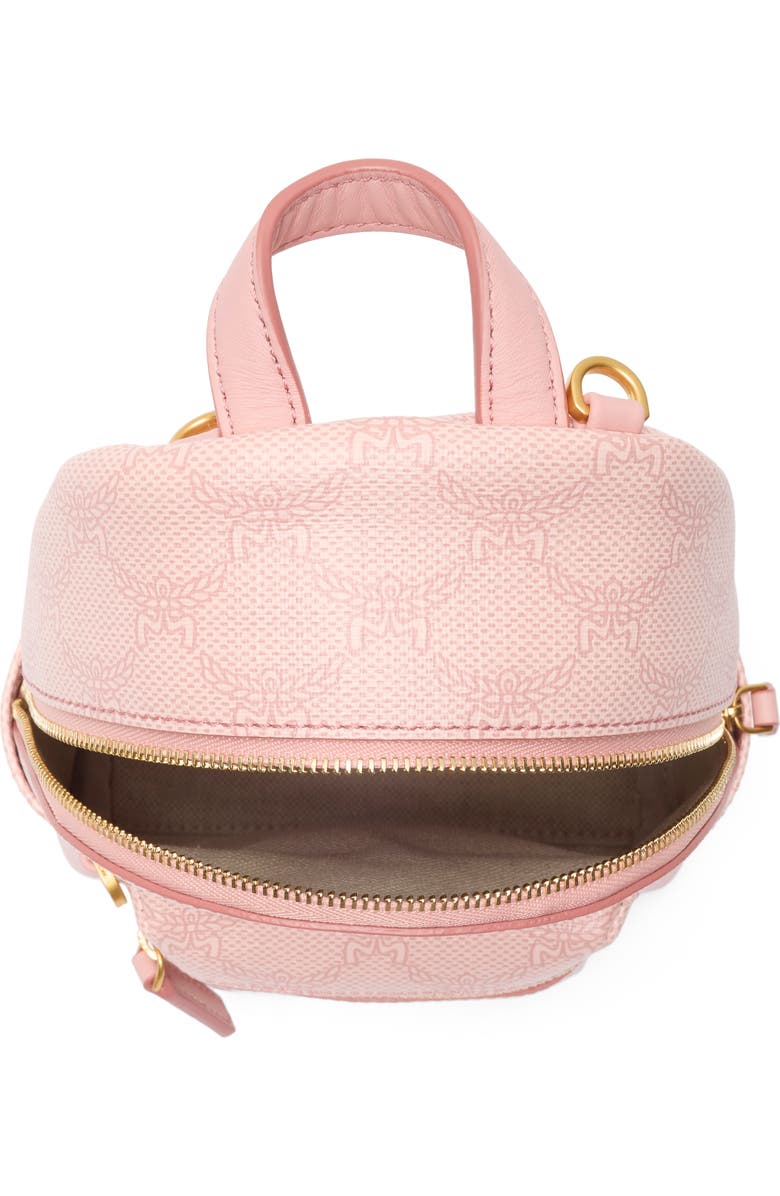 MCM Stark Lauretos Backpack, Alternate, color, Silver Pink