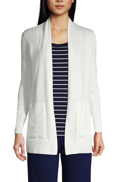 Long Sleeve Open Long Cardigan Sweater