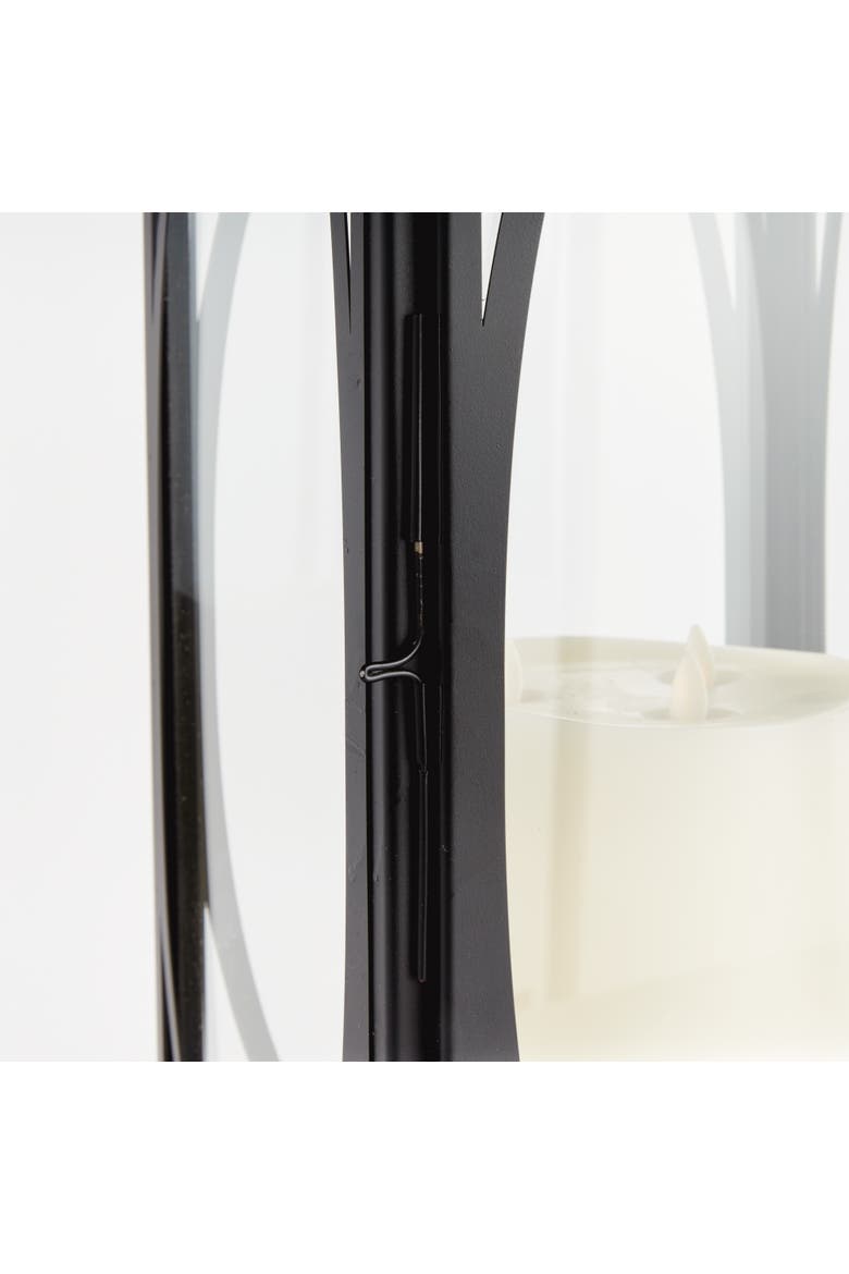 Jace Lantern Candle Holder Large, Alternate, color, Black