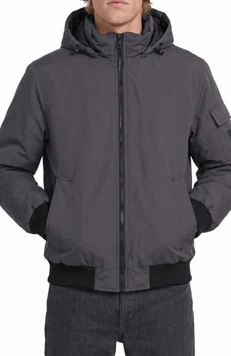 Heavy Weight Water Resistant Hooded Bomber Jacket