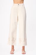 CAMI NYC Memphis Embroidered Hem Wide Leg Pants