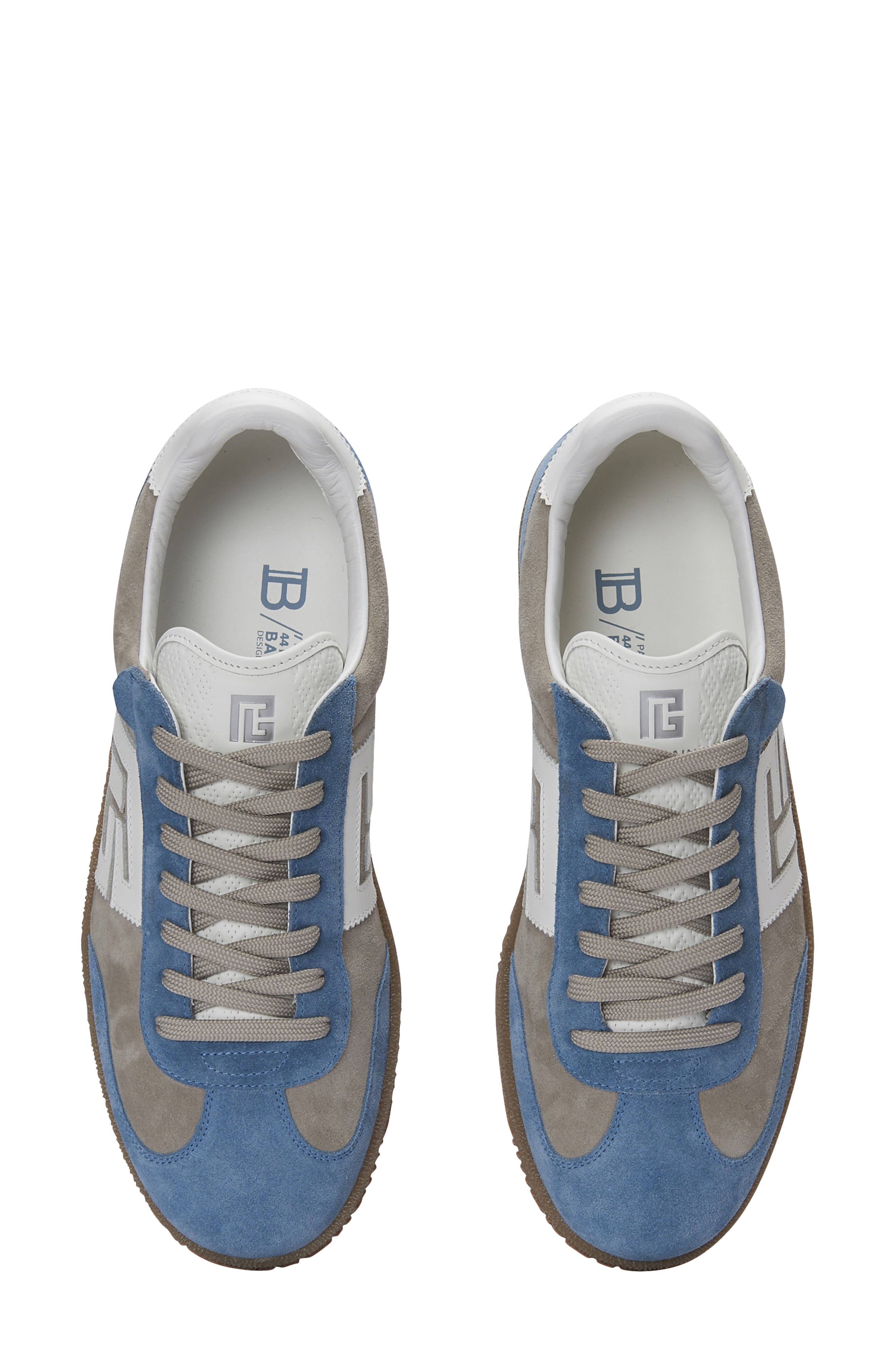 Balmain Swan Low Top Sneaker, Alternate, color, 