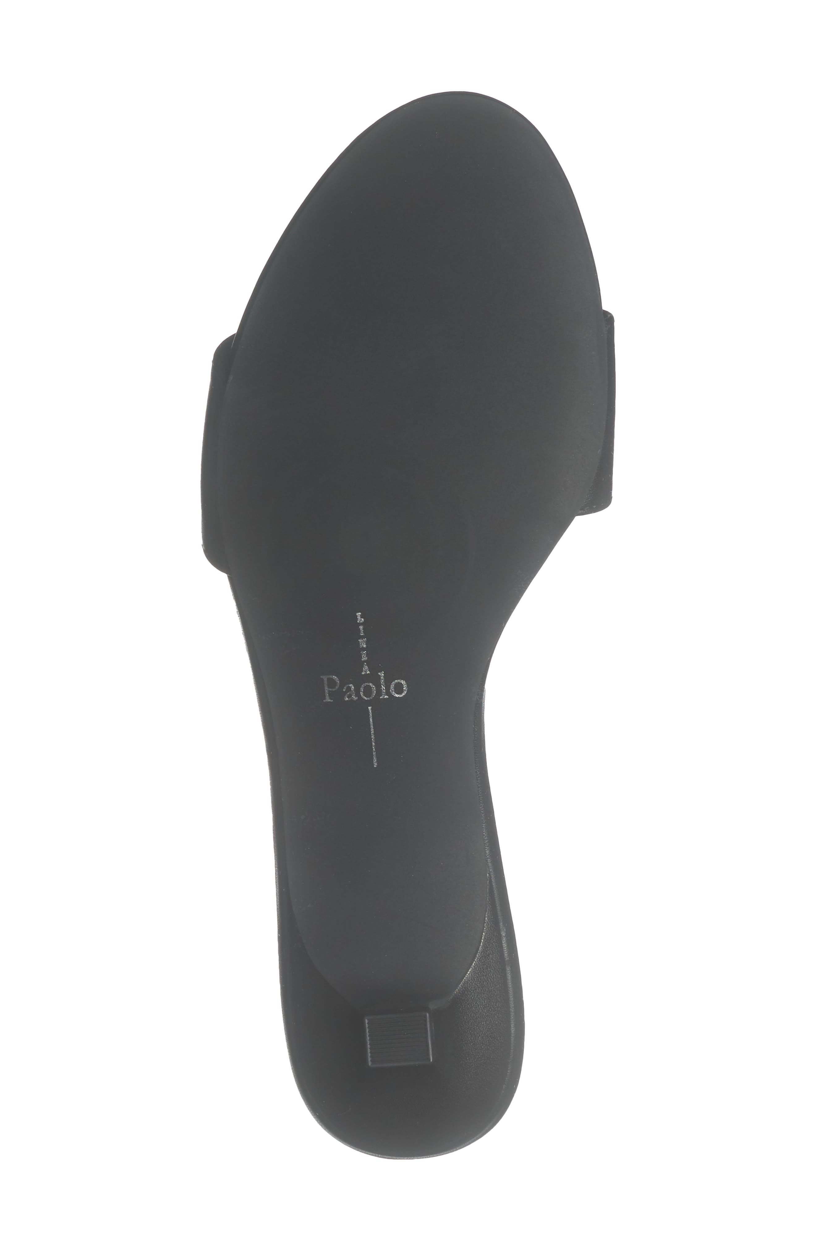 Linea Paolo Ilia Kitten Heel Sandal, Alternate, color, Black