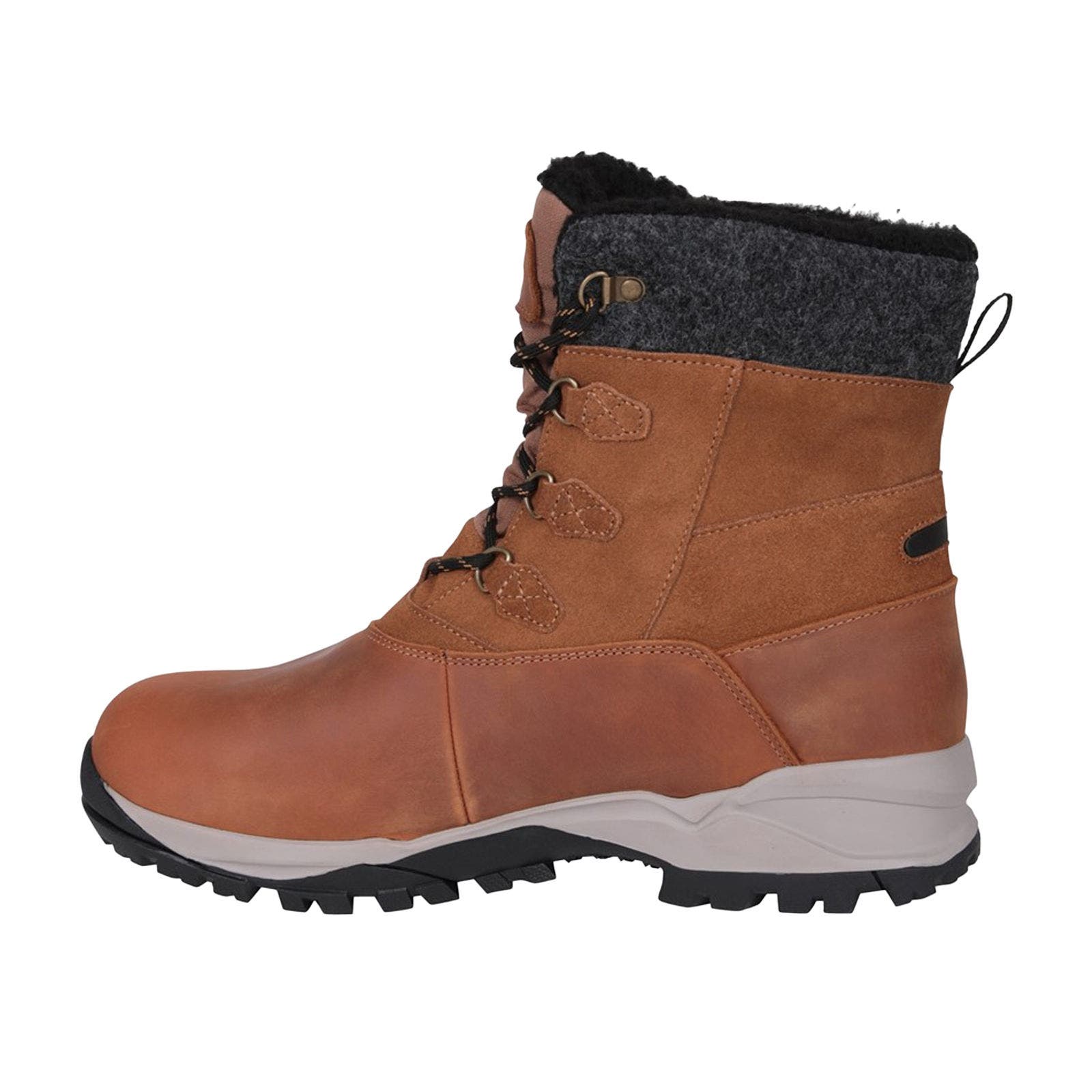 Tallin Leather Waterproof Thermal Snow Boots, Alternate, color, Tan