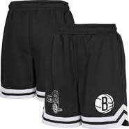 Outerstuff Youth Black Brooklyn Nets Teardrop Fleece Shorts