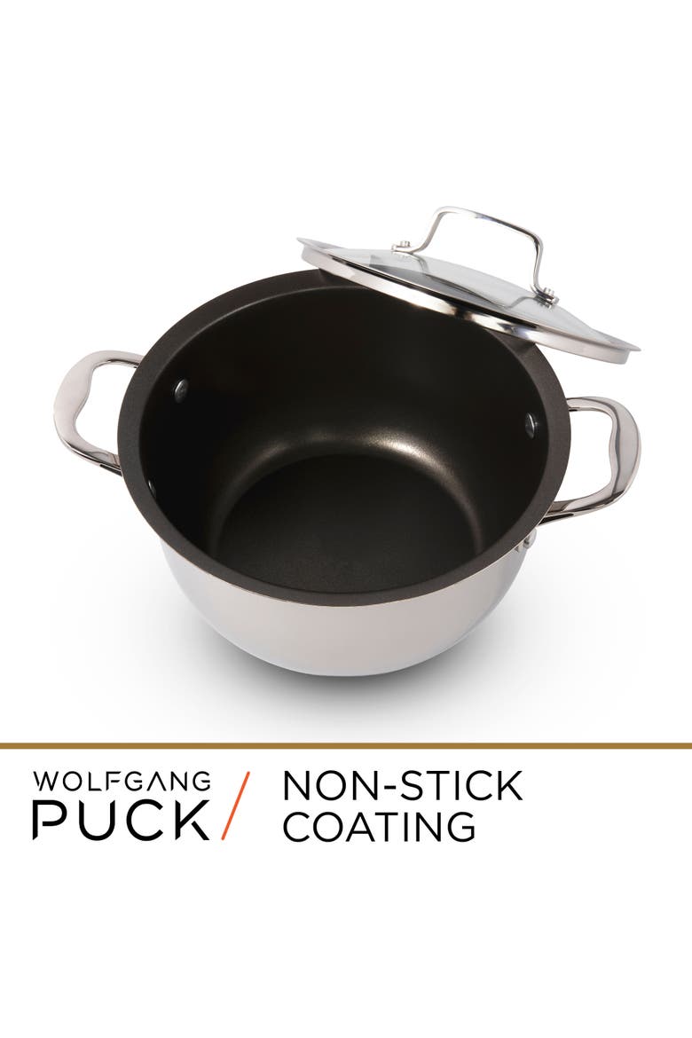 6 Piece Stainless Steel Pots and Pan Set, Alternate, color, Stainless Steel