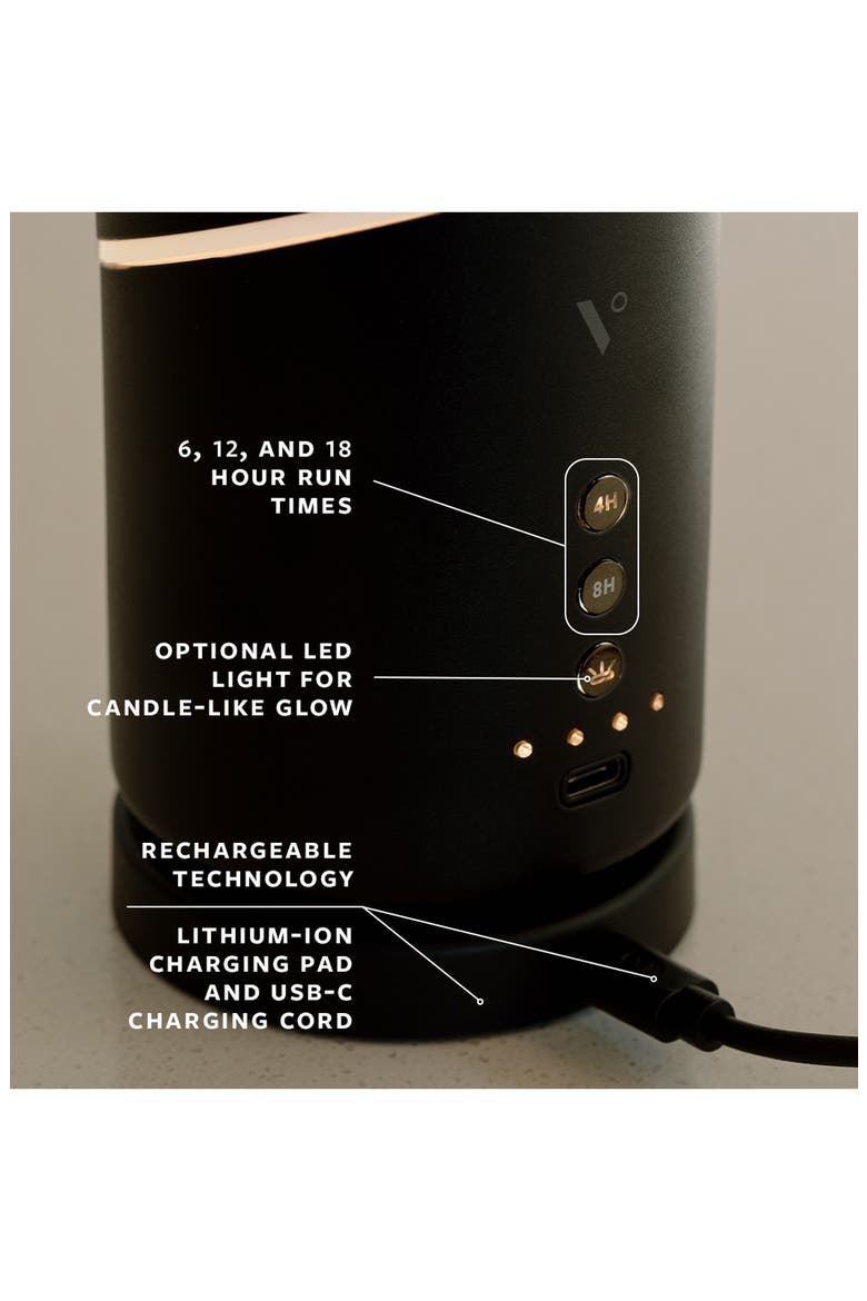 Move Cordless Essential Oil Diffuser, Alternate, color, BLACK