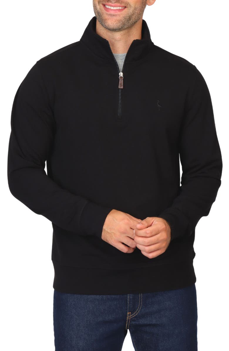 TailorByrd Sueded Fleece Quarter Zip Pullover, Alternate, color,