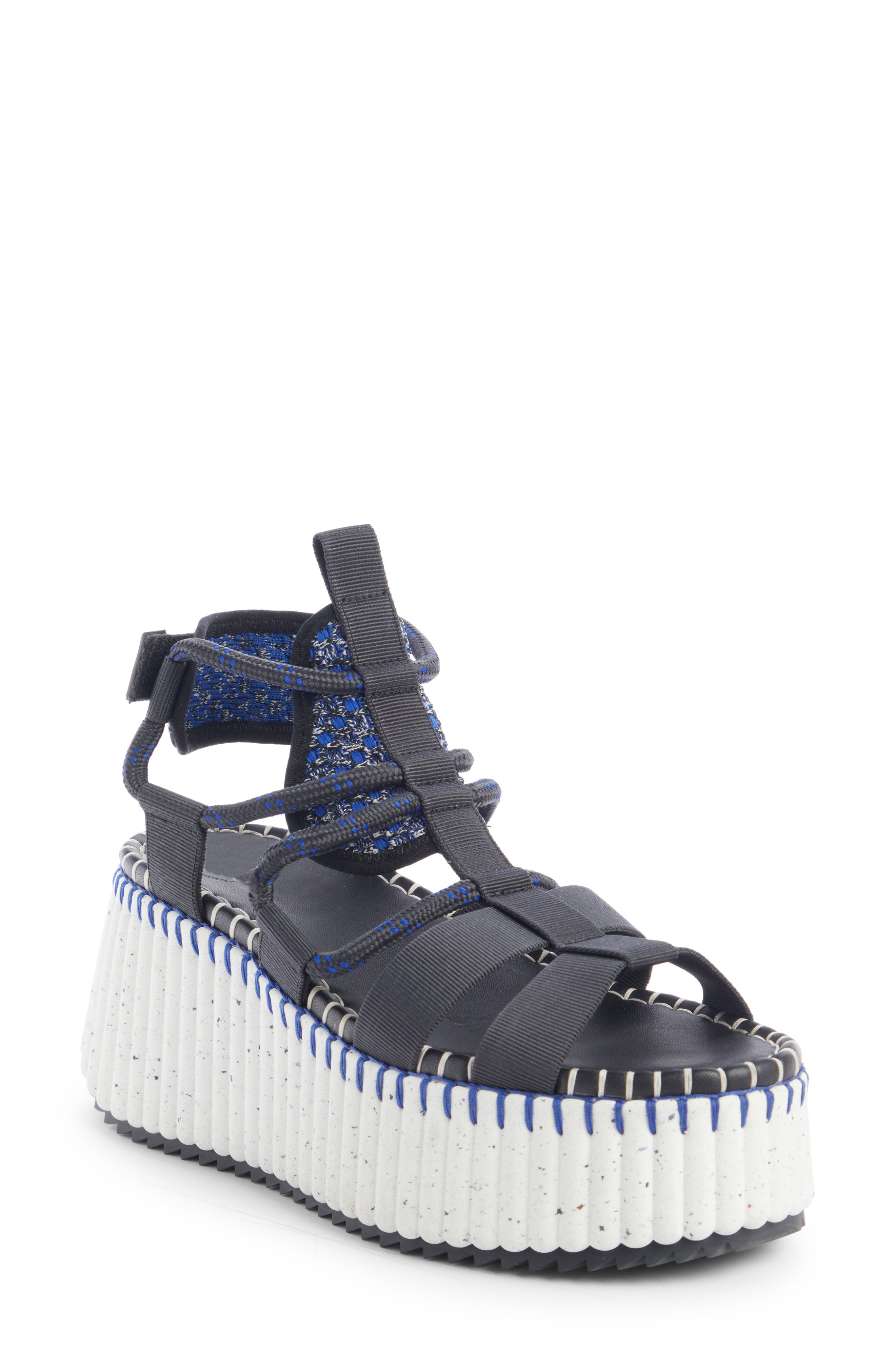 Chloé Nama Platform Sandal, Main, color, 