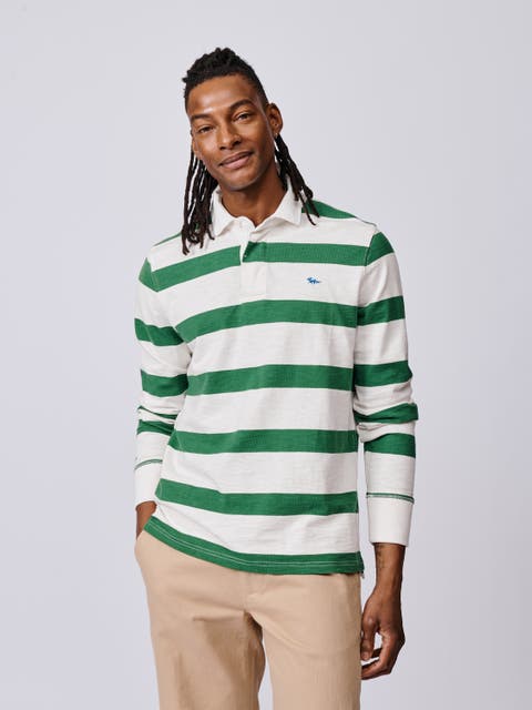 Irnham Long Sleeve Collared Rugby Shirt