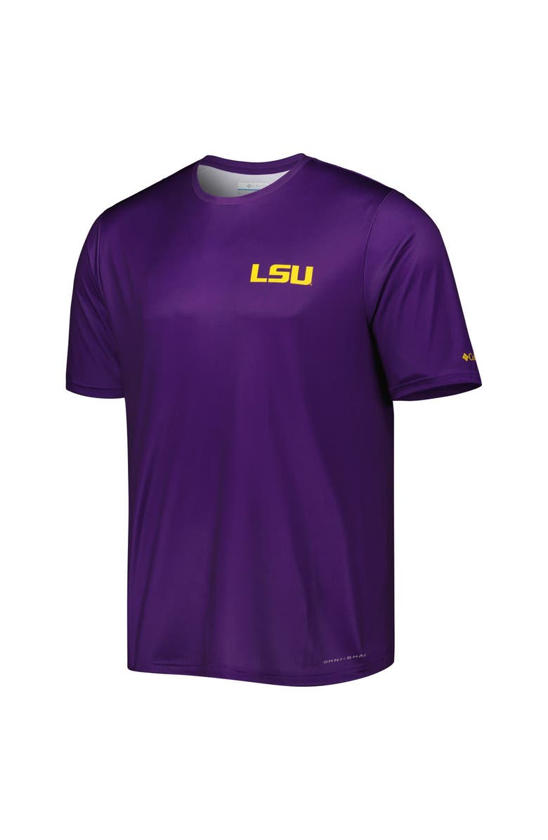 Columbia Men's Columbia Purple LSU Tigers Terminal Tackle Omni-Shade T-Shirt, Alternate, color, Purple