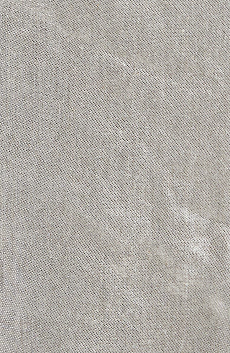 Brunello Cucinelli Metallic Coated Twill Drawstring Skirt, Alternate, color,