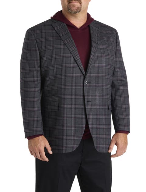 Big & Tall Glen Plaid Sport Coat