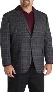 Michael Kors Big & Tall Glen Plaid Sport Coat