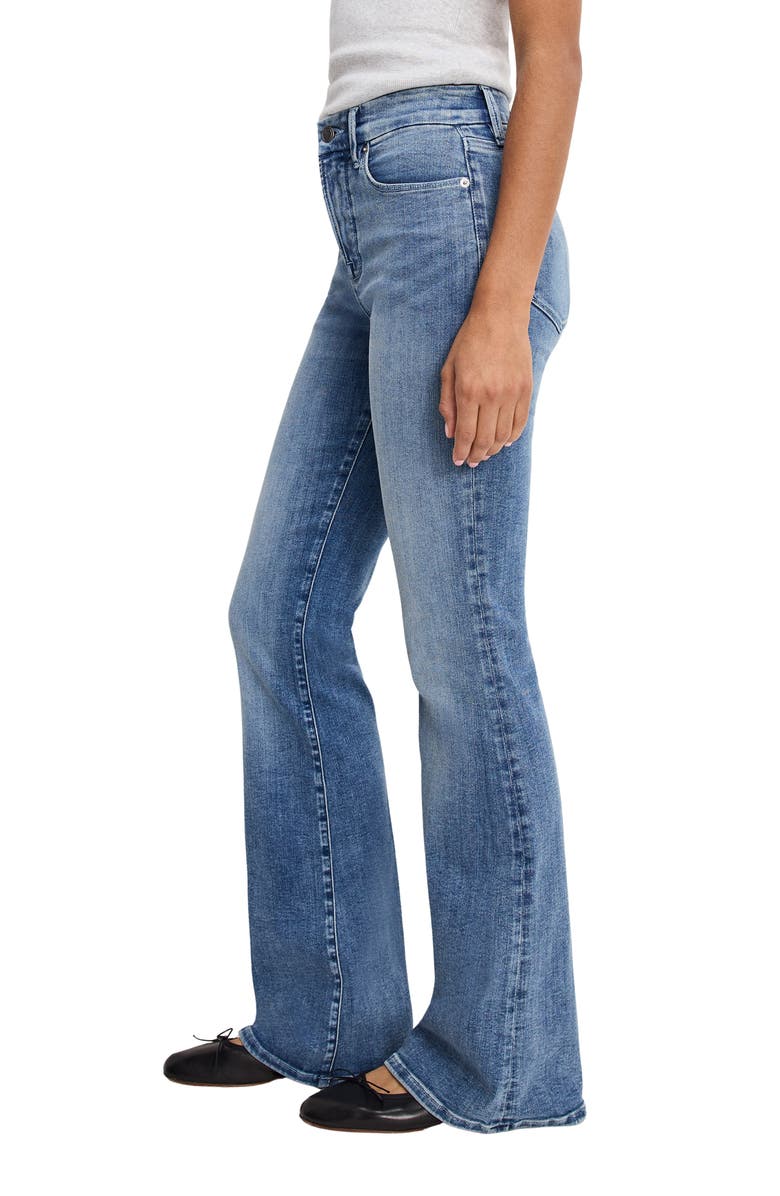 Good American Good Legs High Waist Flare Jeans, Alternate, color, Indigo1154