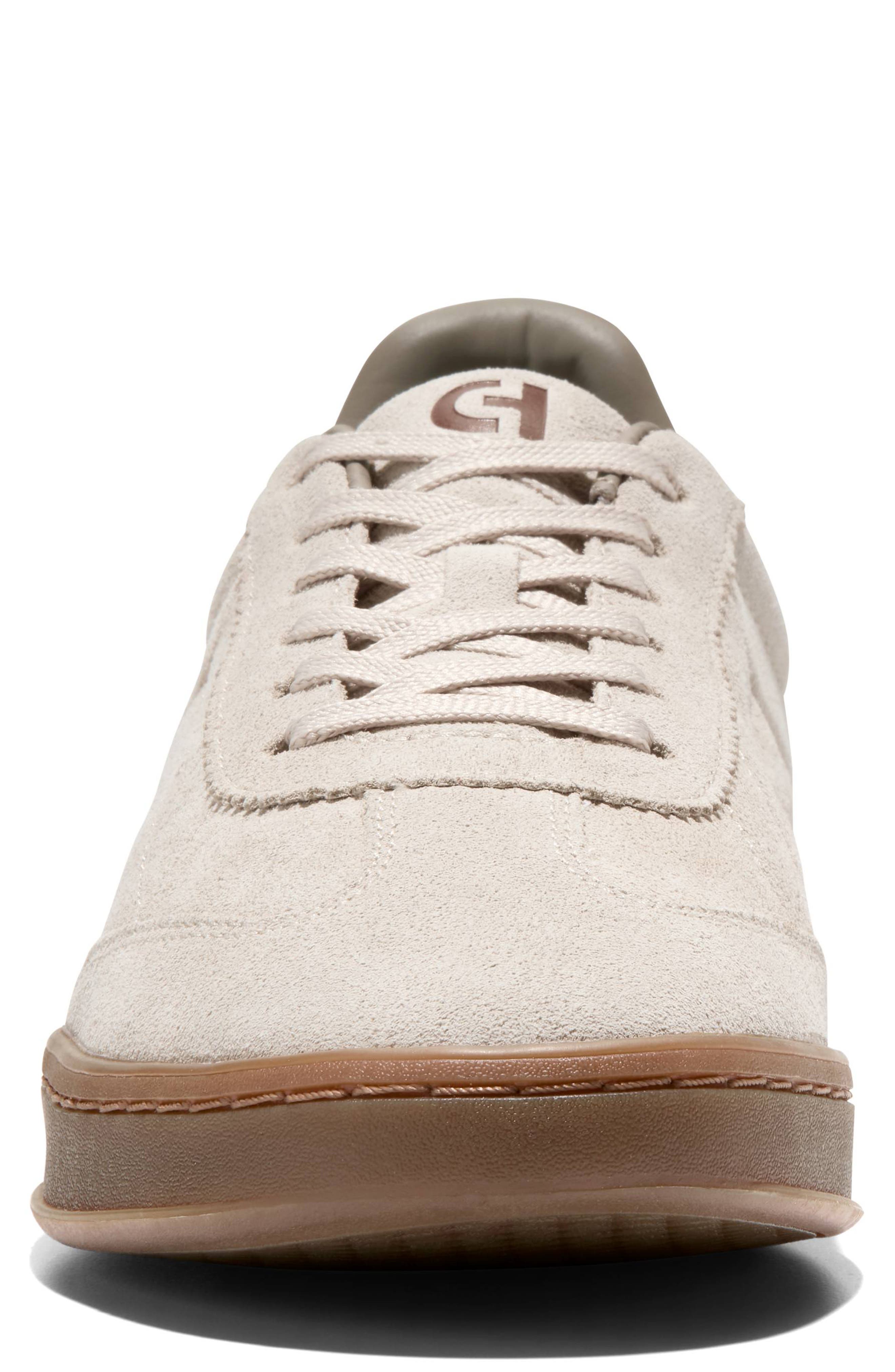 Cole Haan GrandPro Breakaway Leather Sneaker, Alternate, color, Sesame Suede / Hickory
