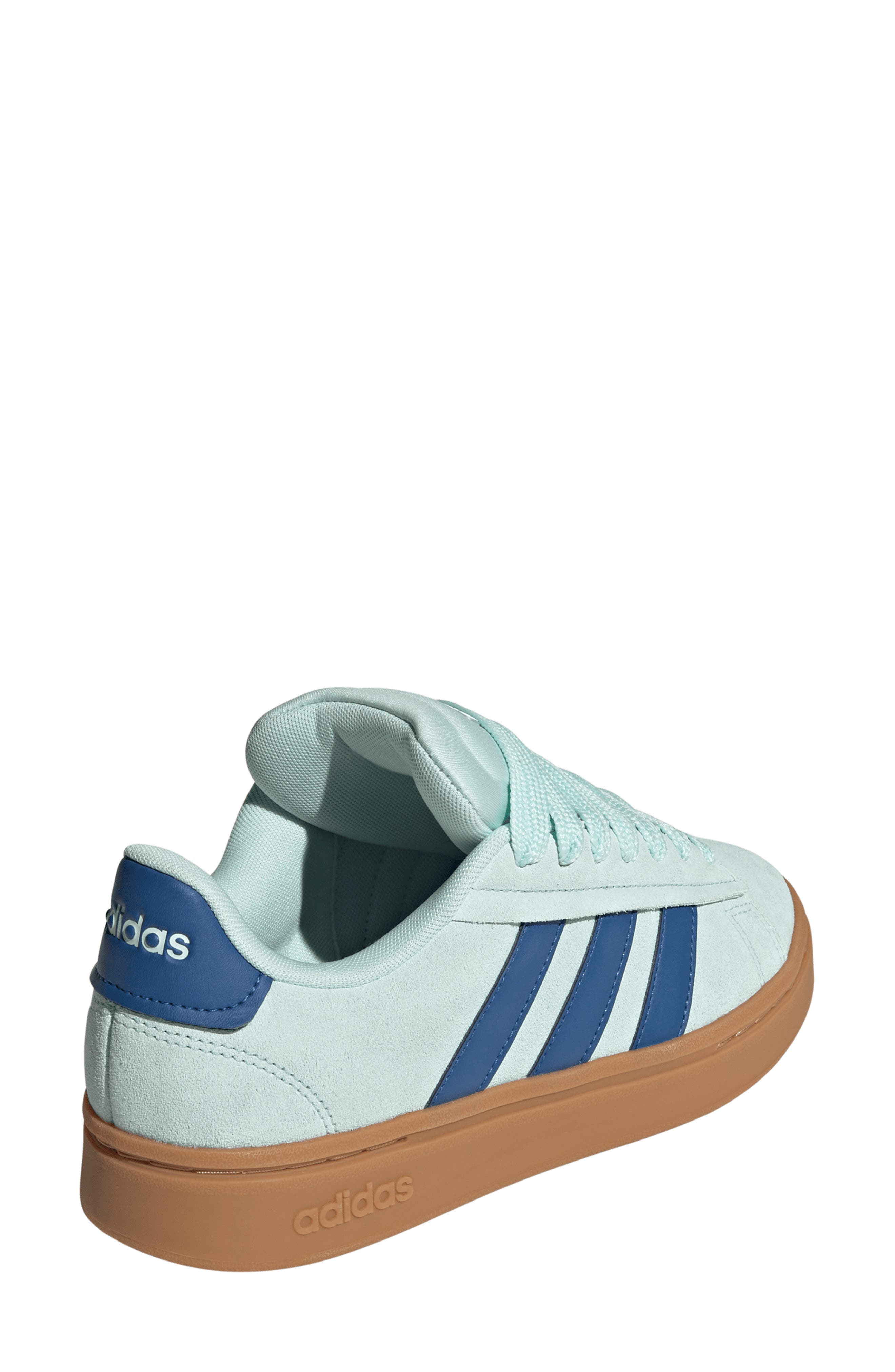 adidas Grand Court Alpha Sneaker, Alternate, color, Halo Mint/ Royal Blue/ Gum