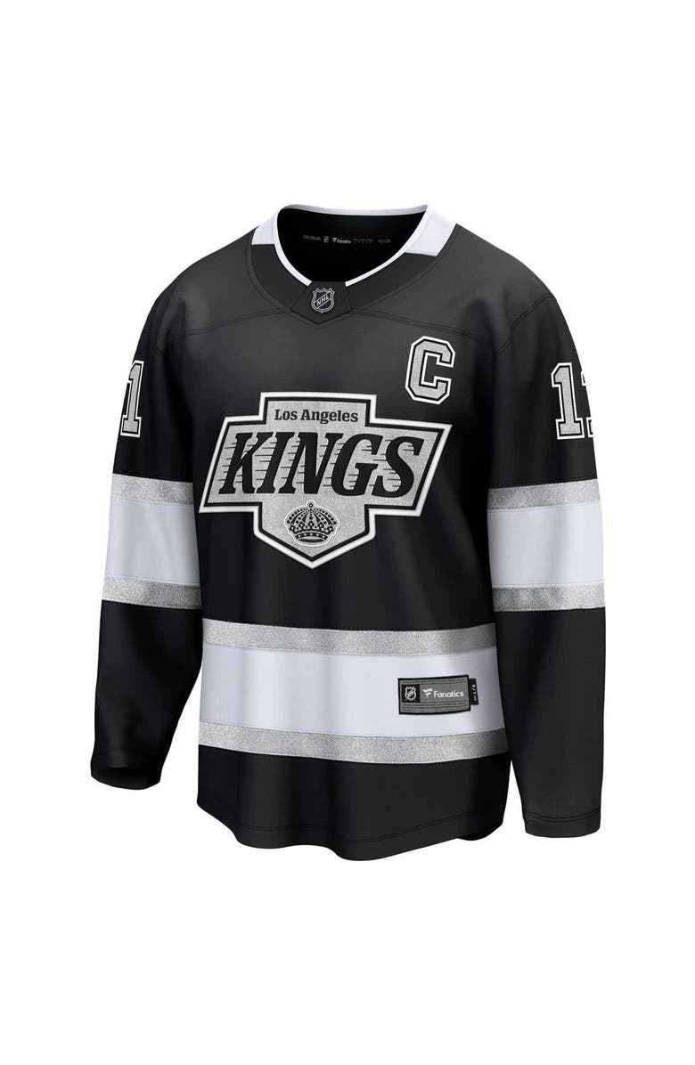 FANATICS Men's Fanatics Anze Kopitar Black Los Angeles Kings Home Premier Breakaway Player Jersey, Alternate, color, 