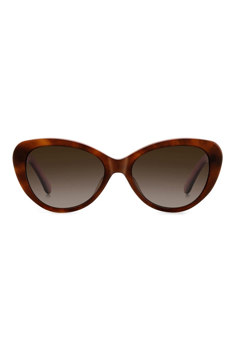 55mm josi cat eye sunglasses, Main, color, HAVANA