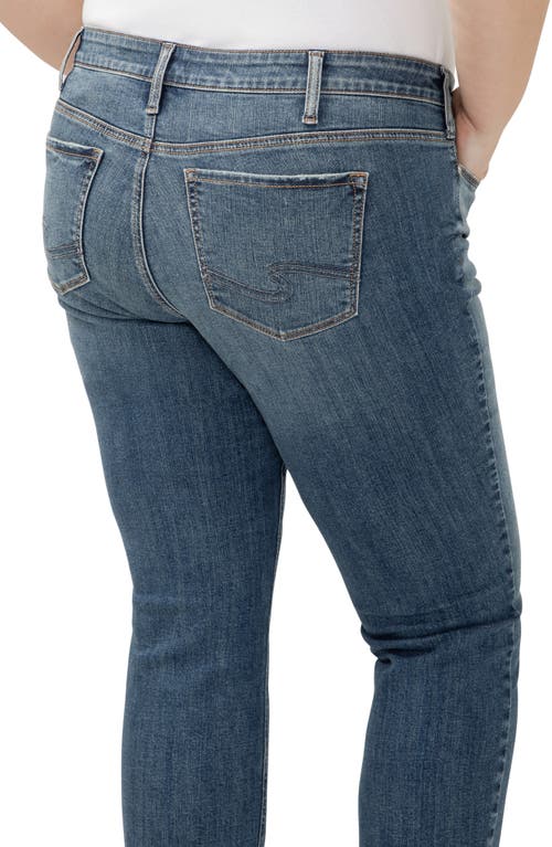 Shop Silver Jeans Co. Elyse Curvy Raw Hem Capri Jeans