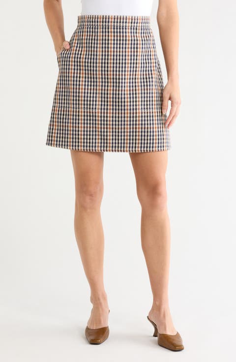 Checkered Miniskirt